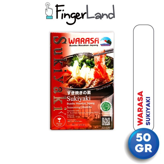 

KOMPLIT WARASA Sukiyaki 50 gram Bumbu Sukiyaki Instan