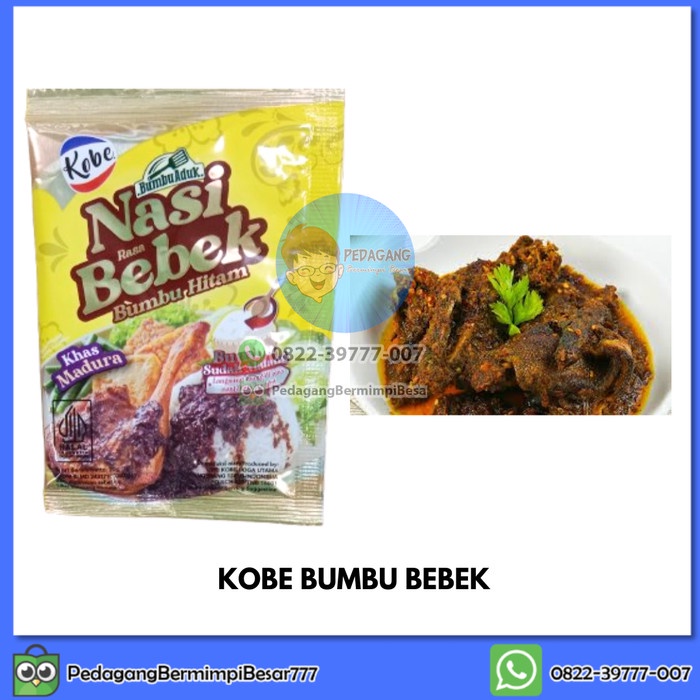 

DISKON KOBE BUMBU BEBEK KOBE BUMBU HITAM KOBE BUMBU BEBEK INSTAN