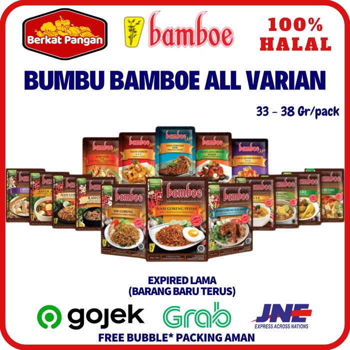 

BIG SALE Bamboe Bumbu Racik / Bumbu Masak Instant all Varian Asia
