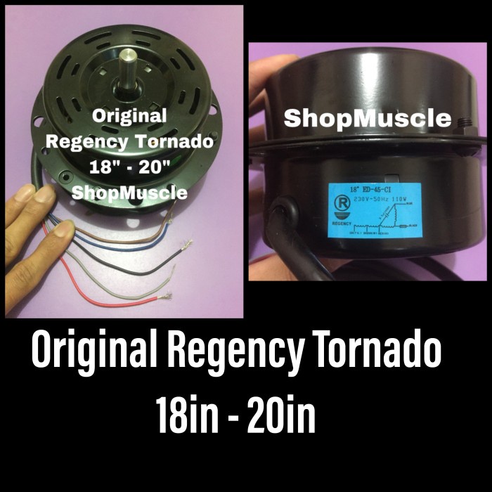 (Original) Dinamo motor 18" - 20" in inch kipas angin regency tornado TERLARIS/TERMURAH/TERPOPULER