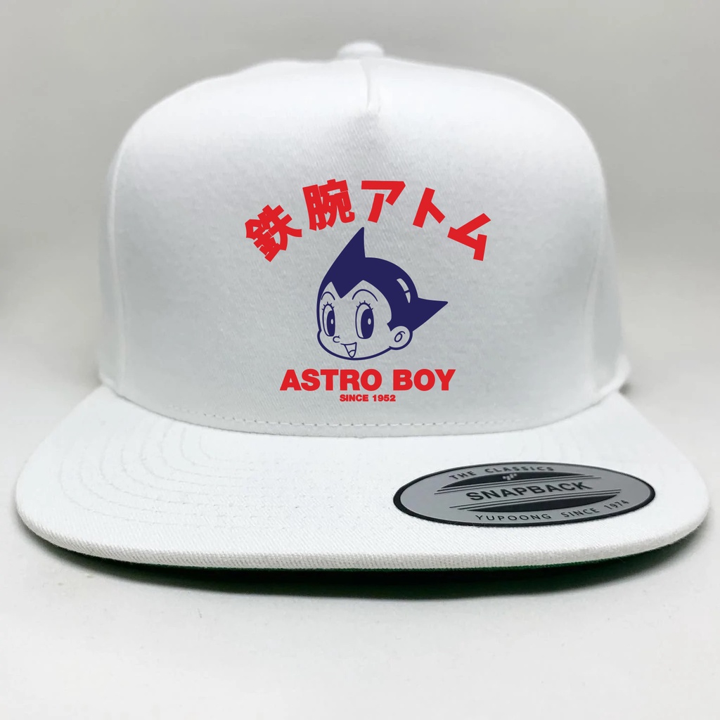 Topi Snapback Astro Boy Anime Manga mighty Atom