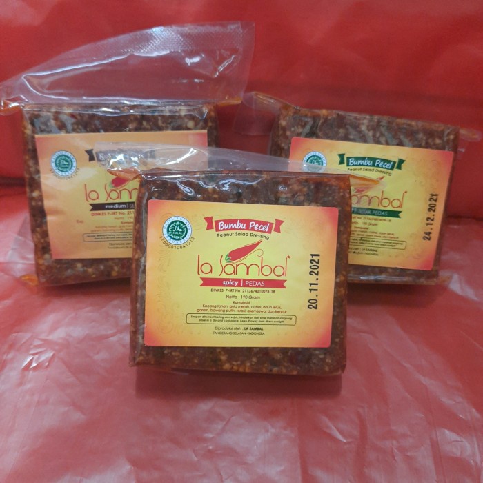 

PROMO bumbu pecel la sambal bumbu siap pakai