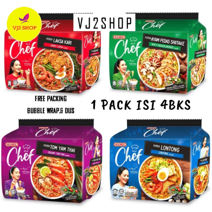 

Wdo - Mamee Chef Mie Instant Noodle Malaysia Lontong Curry Laksa