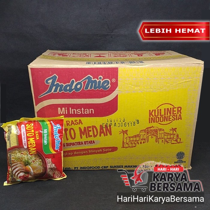 

Wdo - Mie Instan Indomie Rasa Soto Medan Isi 40 X 70Gr - Per Karton