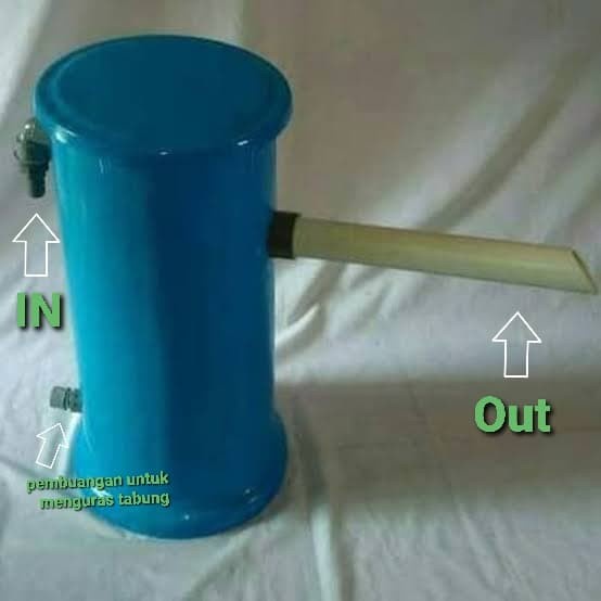 Tabung Filter Kolam Ikan Koi Koki D30 Komplit Fullset