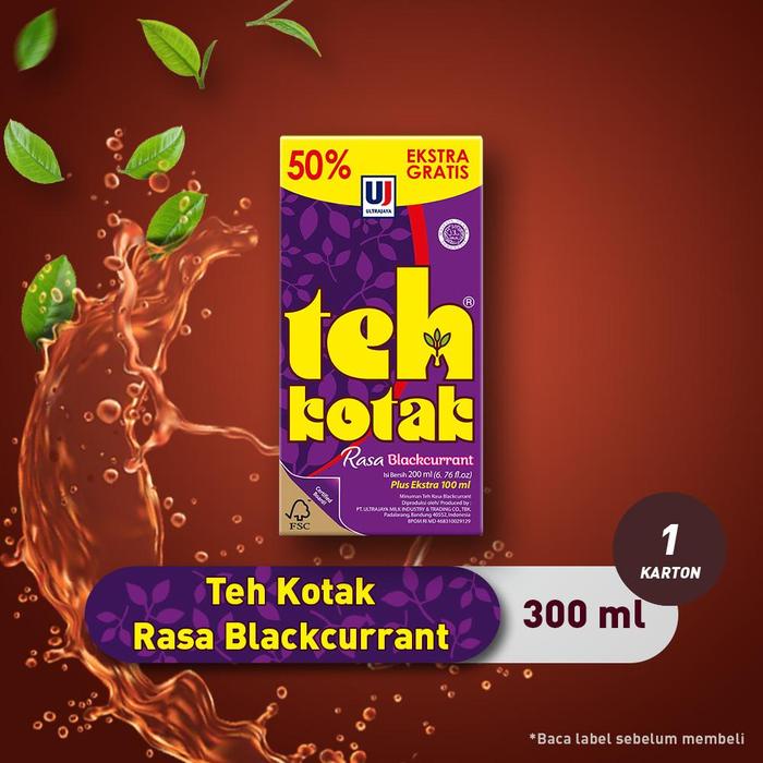

TEH KOTAK RASA BLACKCURRANT 300ML 1 KARTON (24 PCS) BEST SELLER
