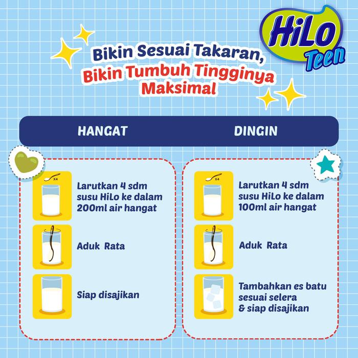

terbaru !!! hilo teen 750g - chocolate / vanilla caramel - susu tinggi kalsium lebih rendah lemak