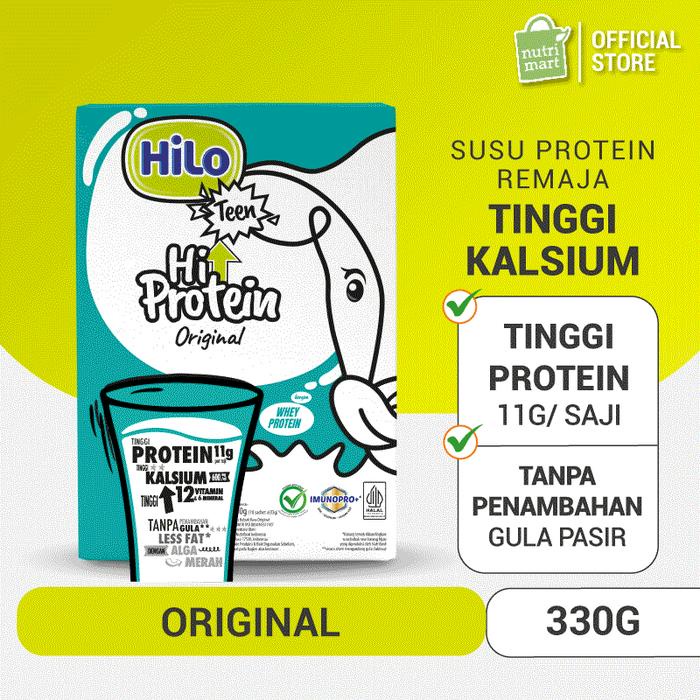 

terbaru !!! hilo teen original 10 sachet - susu tinggi kalsium lebih rendah lemak ready