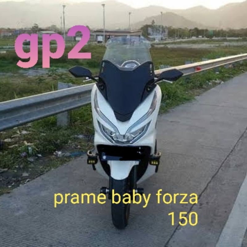 FRAME WINDSHIELD PCX 150 BABY FORZA TAMENG DEPAN HONDA PCX150 MODEL BABY FORZA