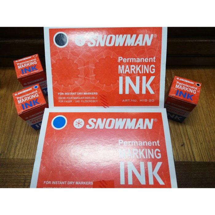 

JTTOP" GROSIR MURAH ! REFILL/ ISI TINTA PERMANENT MARKING SNOWMAN