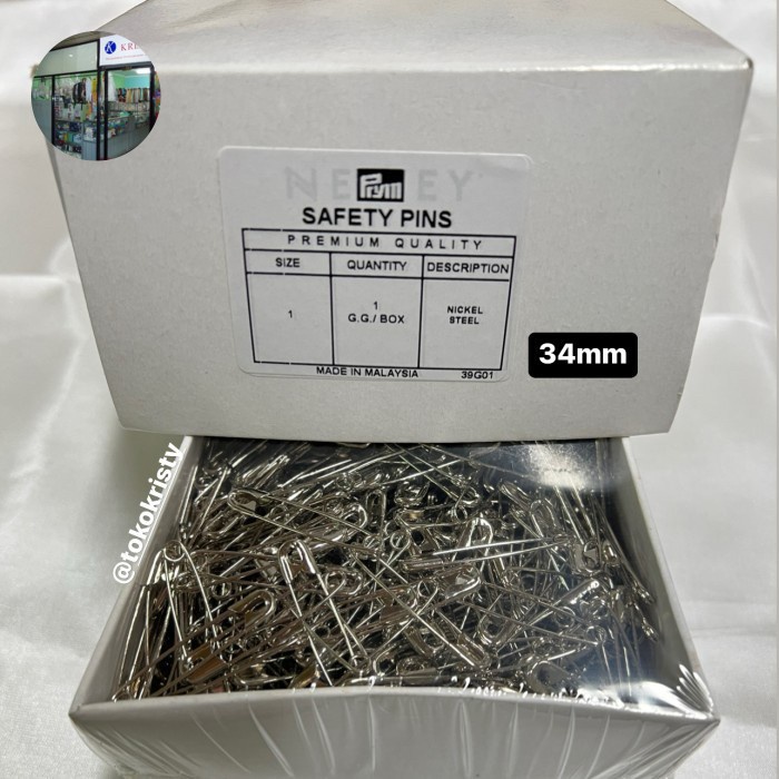 HARGA PROMO PENITI NEWEY/PRYM 34MM BOX SXK