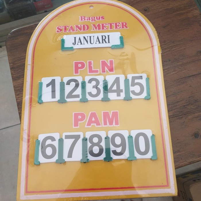

JTTOP" PAPAN PDAM PLN. STAND METER