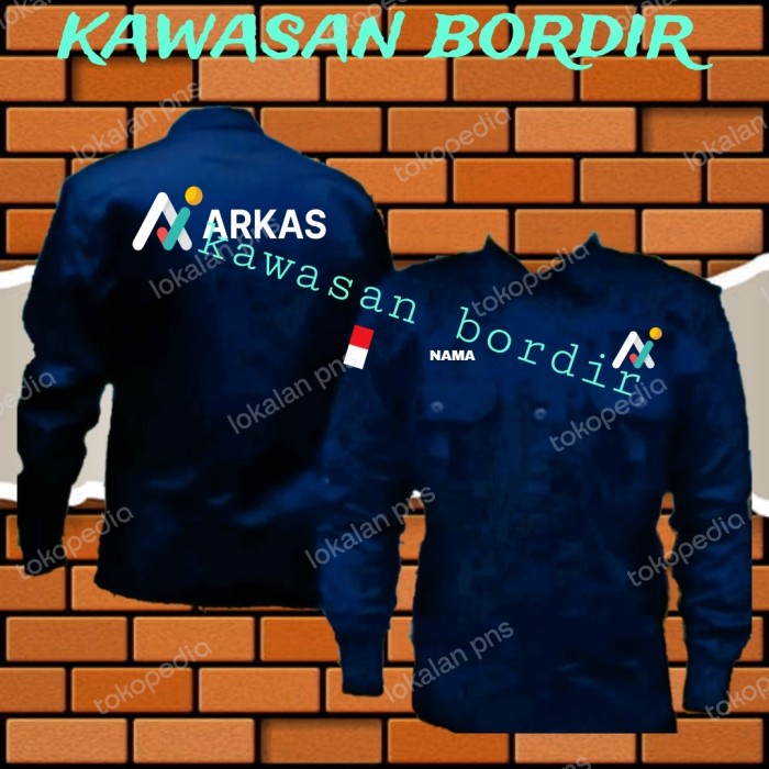 SALE PROMO TERBARU KEMEJA ARKAS SERAGAM ARKAS BAJU ARKAS PDH ARKAS FULL BORDIR READYY