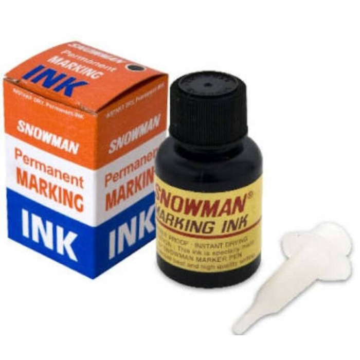 JTTOP" SNOWMAN PERMANENT MARKING INK / TINTA SPIDOL PERMANENT SNOWMAN