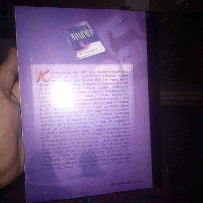 

SALE !!! PENGANTAR MANAJEMEN BY DR. H.B. SISWANTO, M.SI. READYY