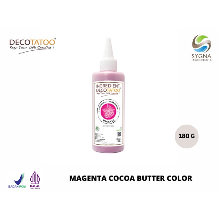 

Pewarna Makanan - Cocoa Butter Magenta Color - Decotatoo