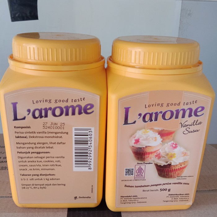 Larome Vanilla Susu 500Gram