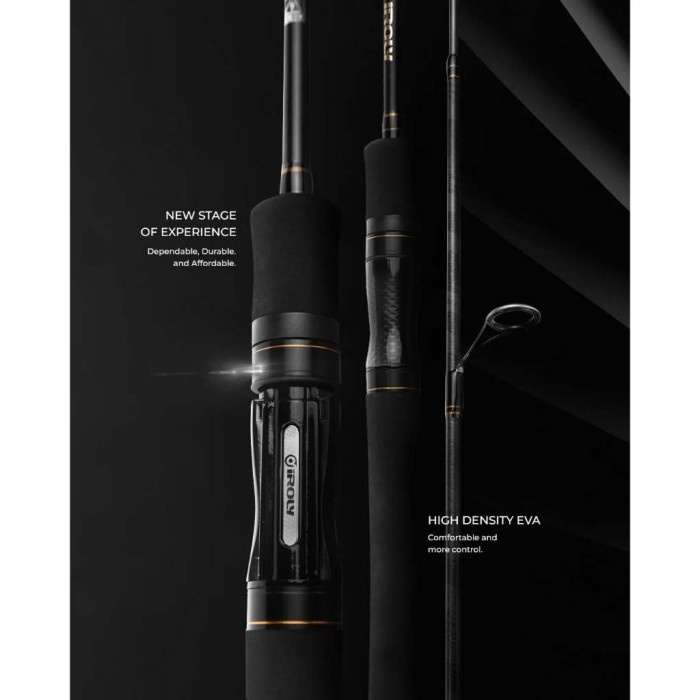 Joran Pancing Iroly Arcadia Ukuran 165cm-180cm Marit Full Fuji Bahan Carbon Solid Gagang Full Eva