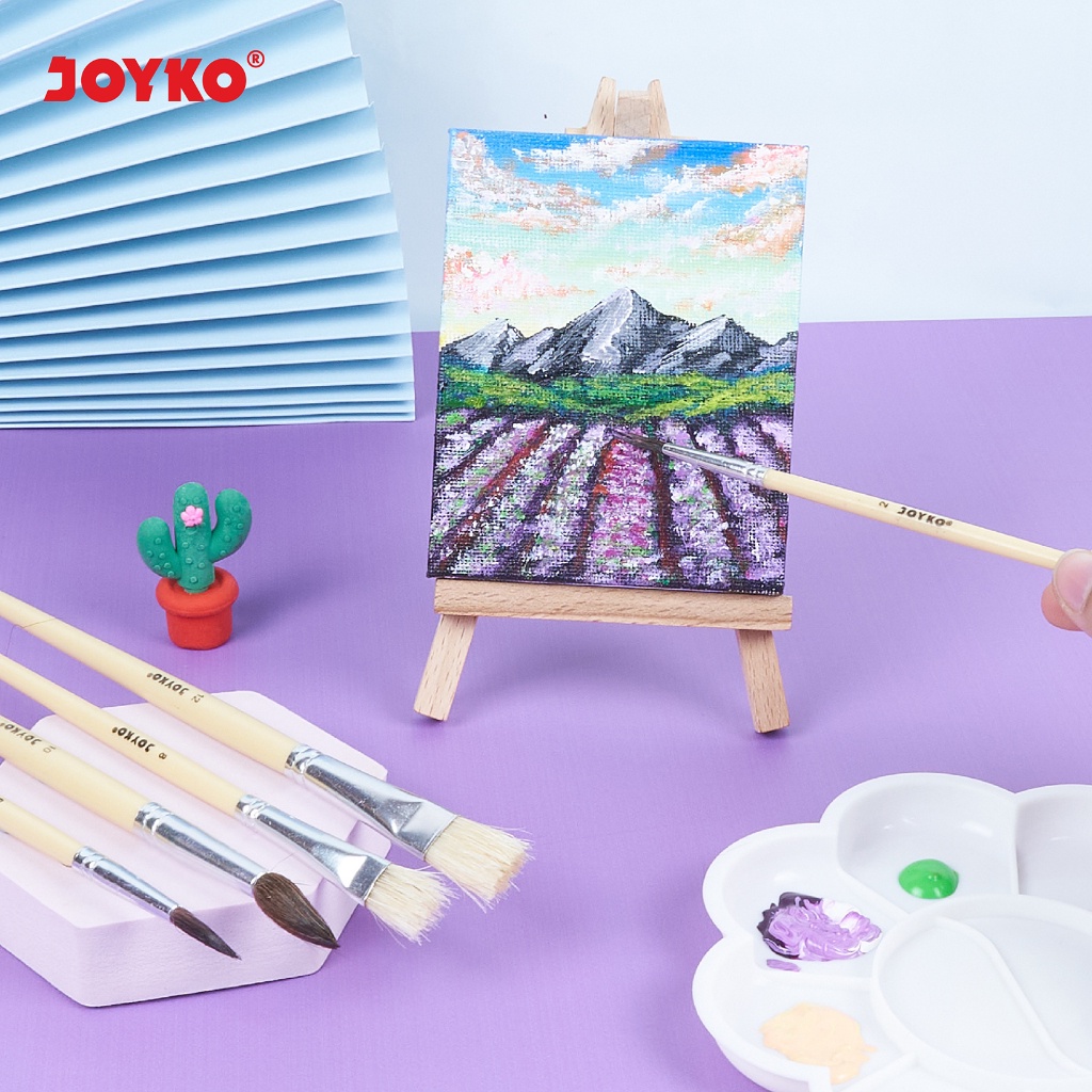 

Gratis Ongkir Joyko Brush Set Acrylic / Set Kuas Lukis Cat Akrilik Air Poster Murah Berkualitas