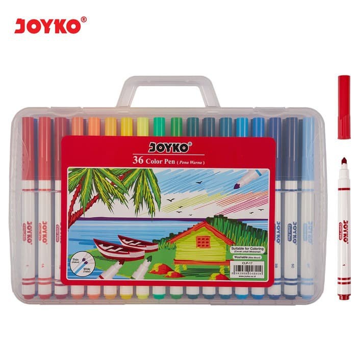 

Gratong Color Pen Joyko 36 Color ( Clp-17 )
