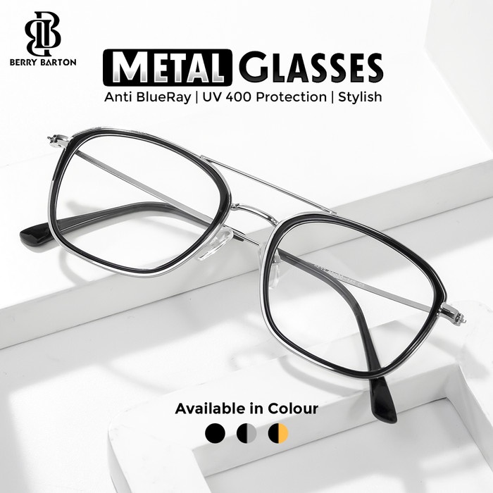 Berrybarton 2622 Frame Kacamata pria Lensa Blueray Photocromic