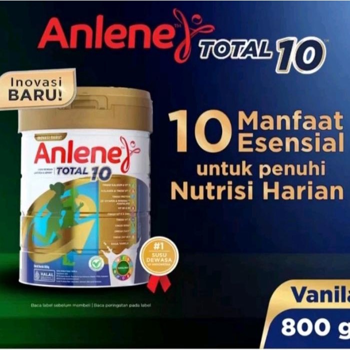 

terbaru !!! susu anlene total 800 gr lebih rendah laktosa dan lemak ready