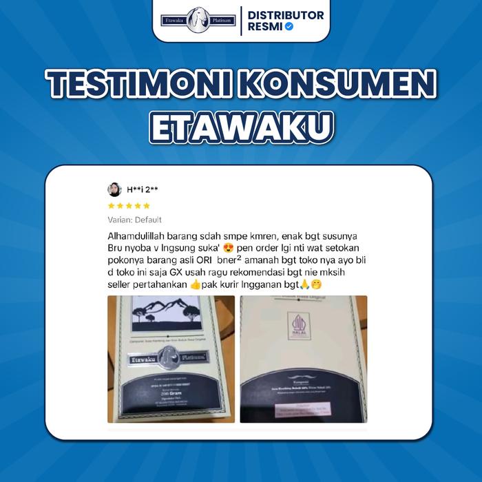 

terbaru !!! etawaku platinum - paket 4 botol original - distributor resmi sudah bpom dan halal mui