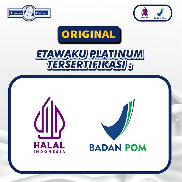 

terbaru !!! 3 box etawaku platinum original susu bubuk kambing milk dairy bantu keluhan pernapasan