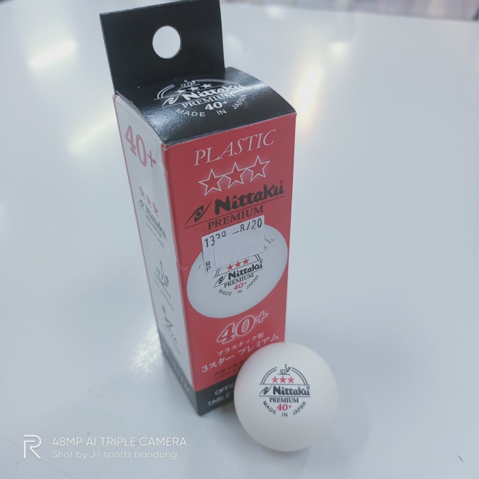 ORIGINAL Bola pingpong tenis meja tenismeja nittaku 3* isi 3