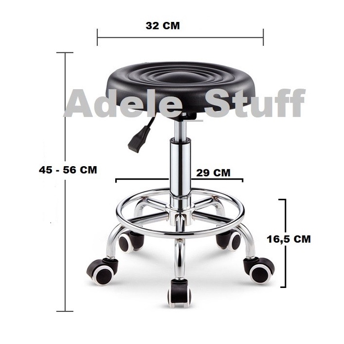 Kursi putar / kursi kantor / kursi hidrolis / kursi putar bulat IMPORT