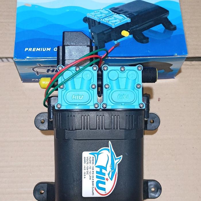 DINAMO POMPA DC 12V HIU 8.8 BAR 12 LPM / DUAL PUMP HIU 12V / POMPA AIR DC HIGH PRESSURE