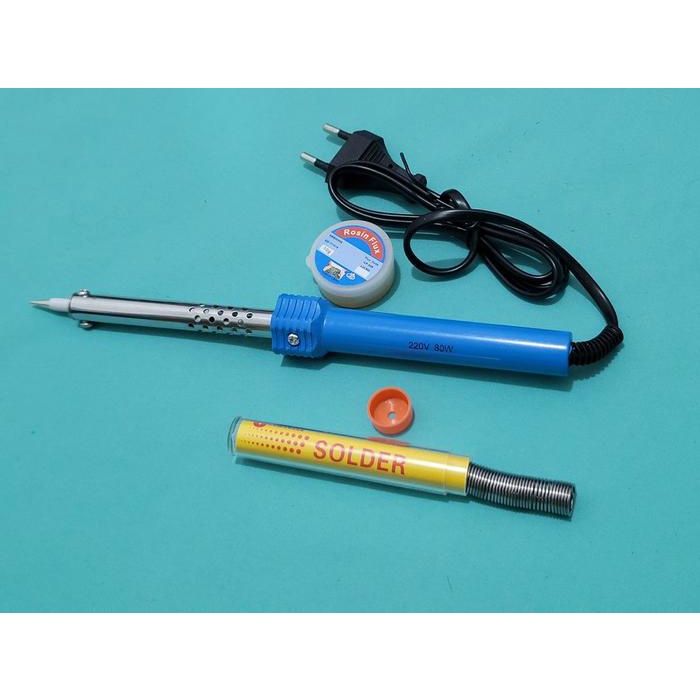 Paket solder listrik 80w tofuda ( solder 80w + timah + flux ) 80 watt