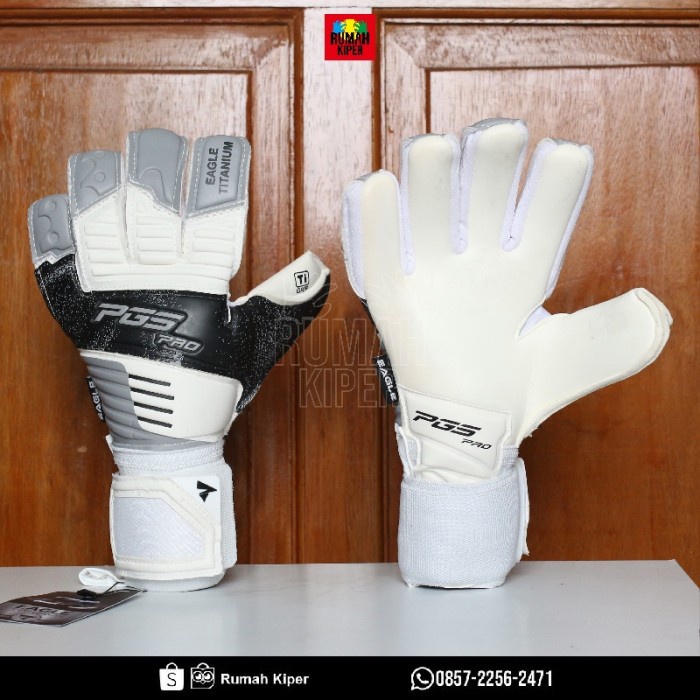 PGS EAGLE TITANIUM 2024 BLACK/WHITE (SKU : PGS 34) sarung tangan kiper