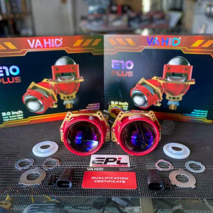 Projie Projector Biled Vahid E10 Plus 3 Inch Bluelens 78W Kembaran E10 Gx10