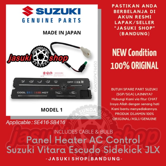 Panel Ac Vitara Escudo Sidekick