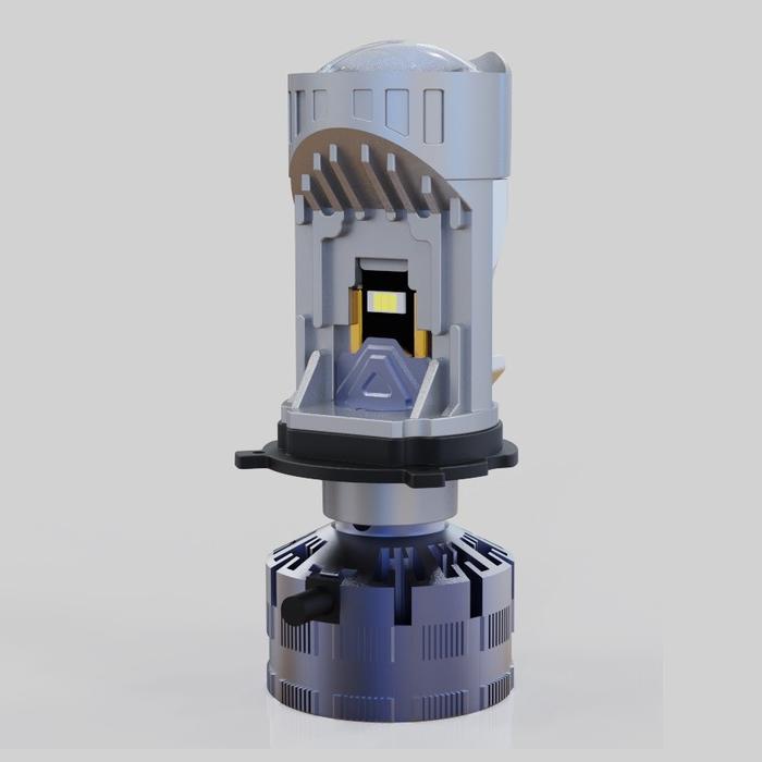 Terbagus Lampu Led Vinyx Mp1 H4 65W Projie H4 Mini Projector Lens Lensa Mobil Motor Headlight