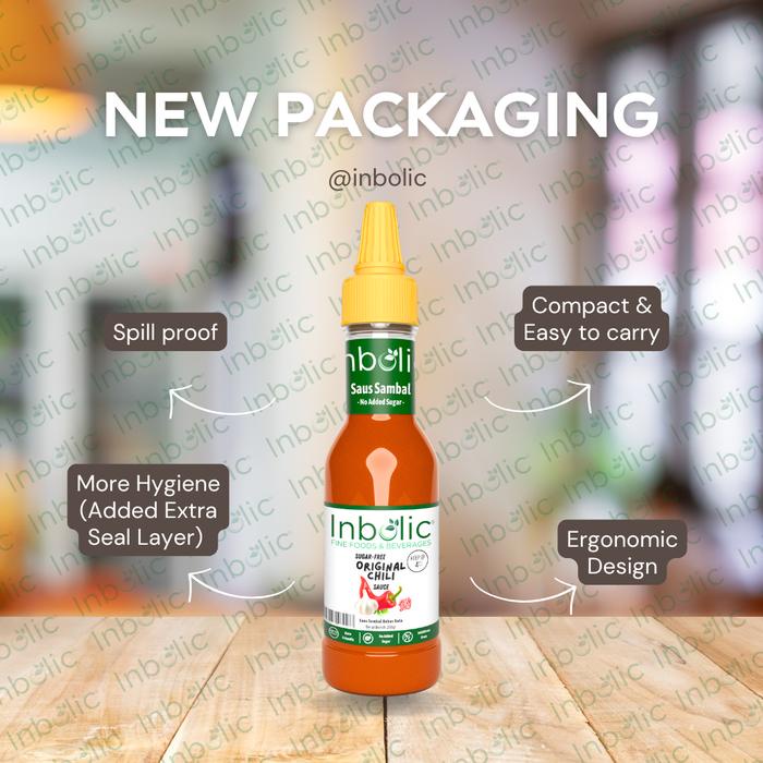 

Inbolic Sugar Free Original Chili Sauce / Saos Sambal Pedas Bebas Gula Keto Friendly Diabetic