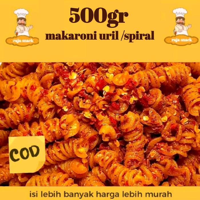 

makroni uril/ spiral 500gr cikruh raja nya snack