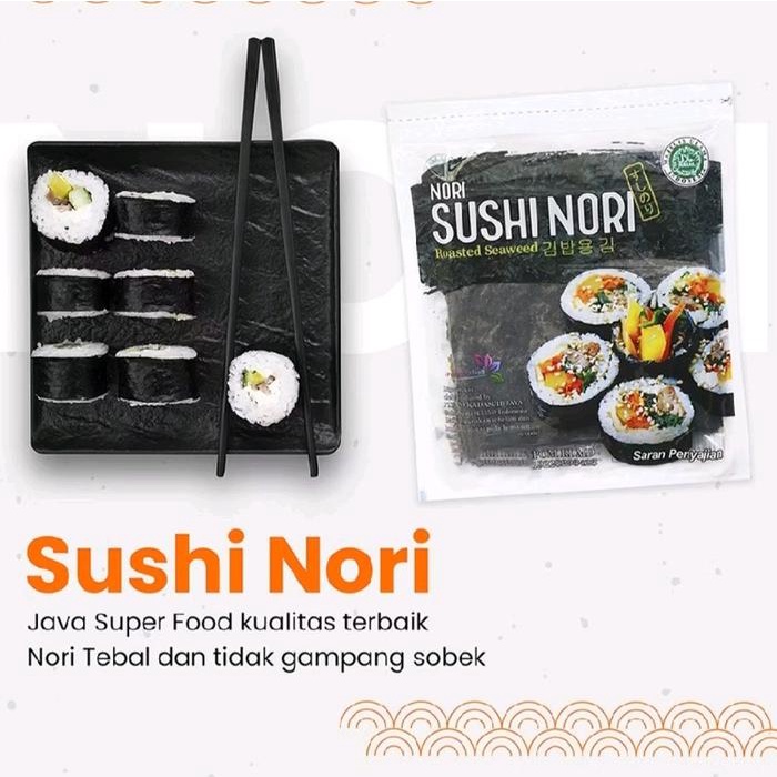 

SUSHI NORI Rumput Laut Roasted Seaweed Food Kering