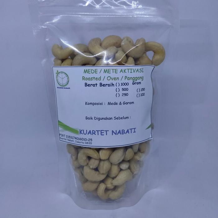 

250gr Roasted Kacang Mede Utuh Size Sedang - Besar I Besar - Jumbo Mete Sulawesi - Oven - Cashew -