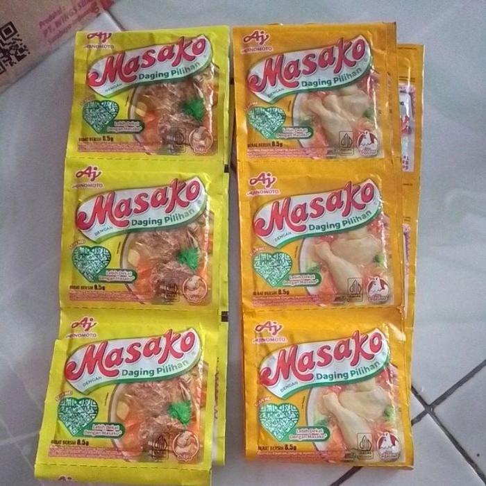 

72-96pcs Masako Daging pilihan Bumbu Kaldu Penyedap Rasa 8.5gram Sapi Ayam Masakan Soup