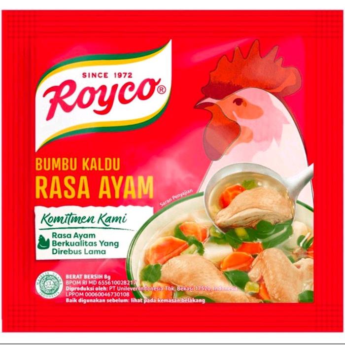 

ROYKO AYAM 48renceng 1dus Kaldu Soup Masakan Kuah Msg