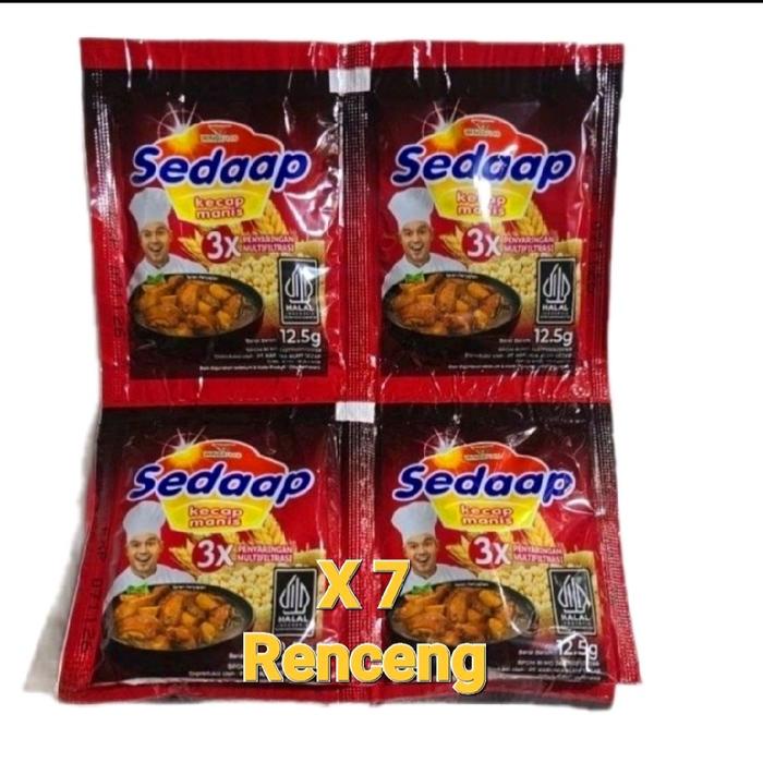 

7 renceng Kecap Manis Sedaap 12,5 gr - 84 sacshet - kecap manis renceng