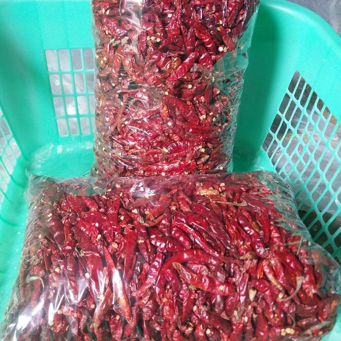 

Cabe Teja Kering 500grm Super Pedas , Untuk Sambal Goreng Asin Manis
