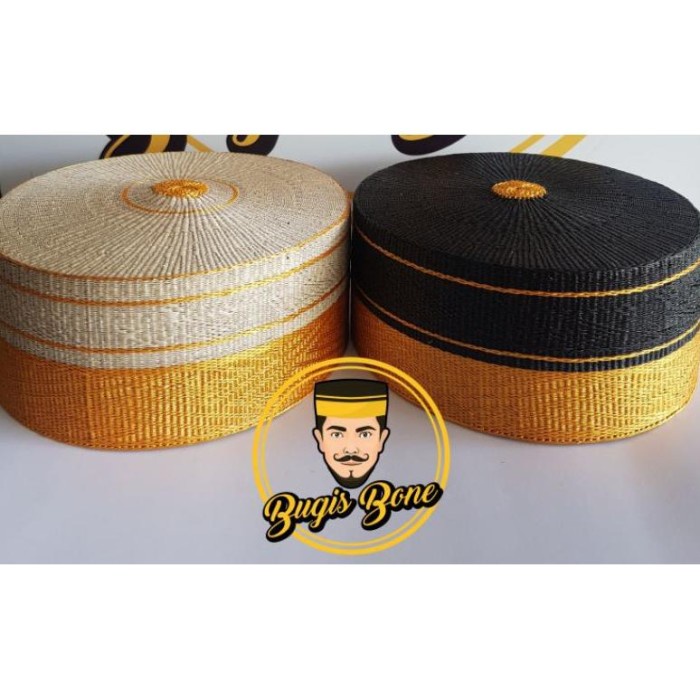 200san Songkok Bugis, songkok recca , pamiring, to bone asli KALAU