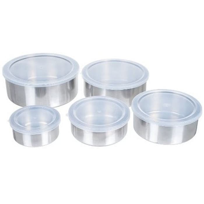Rantang Stainless Susun 5 / Lunch Box Susun Stainless / Wadah Makanan