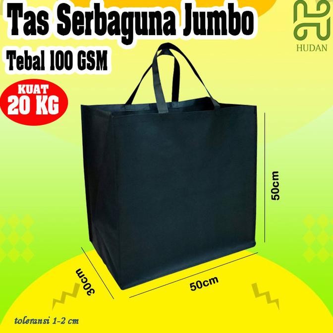 TERLARIS Goodie Bag Tote Bag Tas Belanja Tas Laundry Tas Sembako Besar Jumbo 50X30X50 Tebal Jahit