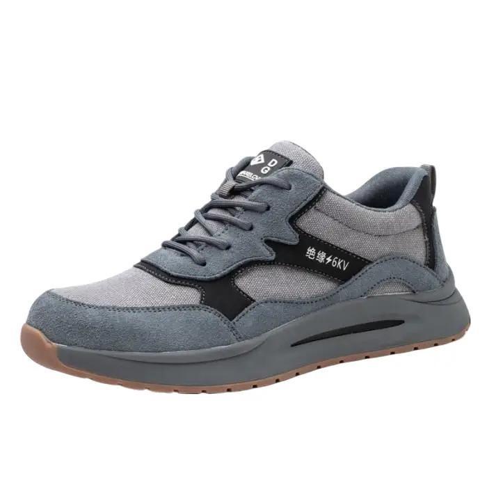 SEPATU SAFETY UJUNG BESI SPORTY SAFETY SHOES ANTI PAKU sepatu safety Pria anti paku