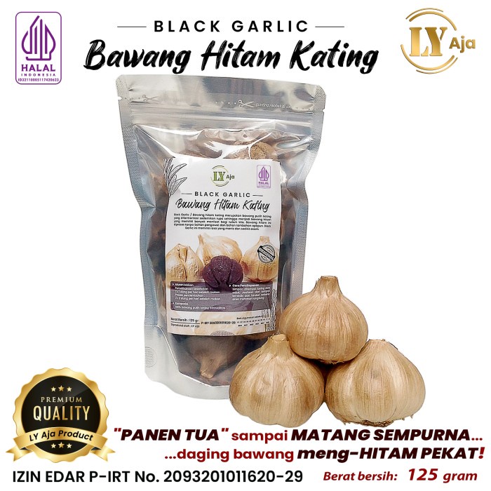 

Sale! Bawang Hitam Kating Black Garlic Sweet Bulbs Ly Aja 125 Gram Ekonomis