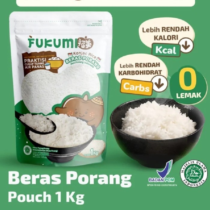 

Sale! Fukumi Nasi Instan Beras Porang / Konjac / Shiratake (Beras Sehat Diet & Diabetesi) Pilih